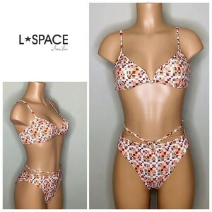 New. L*SPACE teeny bikini set. Medium. Retails $210